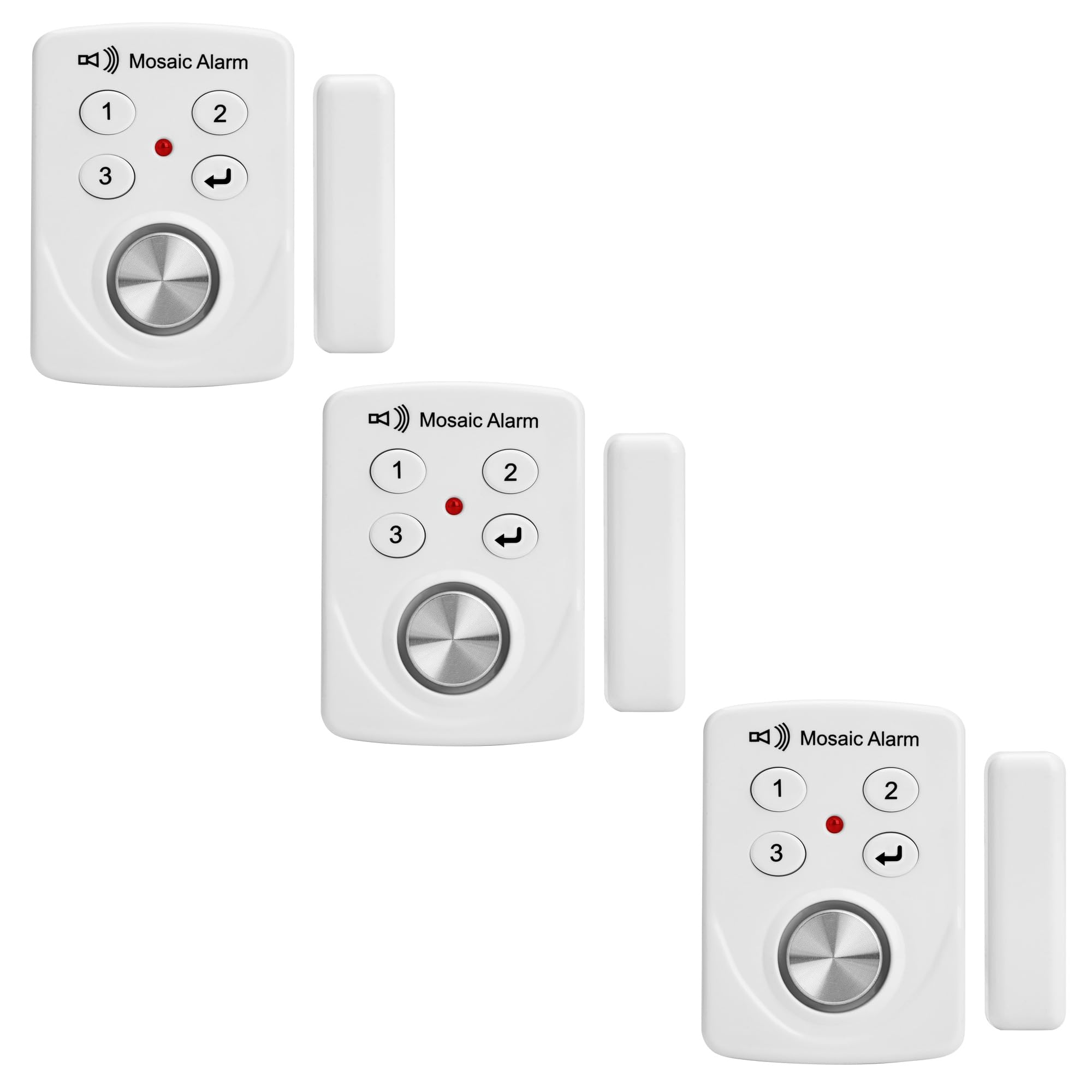 Window Siren Intruder Burglar Entry Alert Home Apartment Security. Door Chime Sensor When Opens Kids Safety Pool Alarm 3 Pack Keypad Door Alarm with Delay When Left Open -130db. Cordless