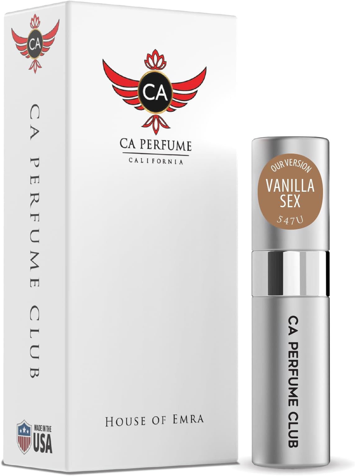 Impression of Vanilla Sex For Women & Men Fragrance Eau de Parfum Spray Travel Size Refillable Bottle 0.27 Fl Oz/8ml-X1