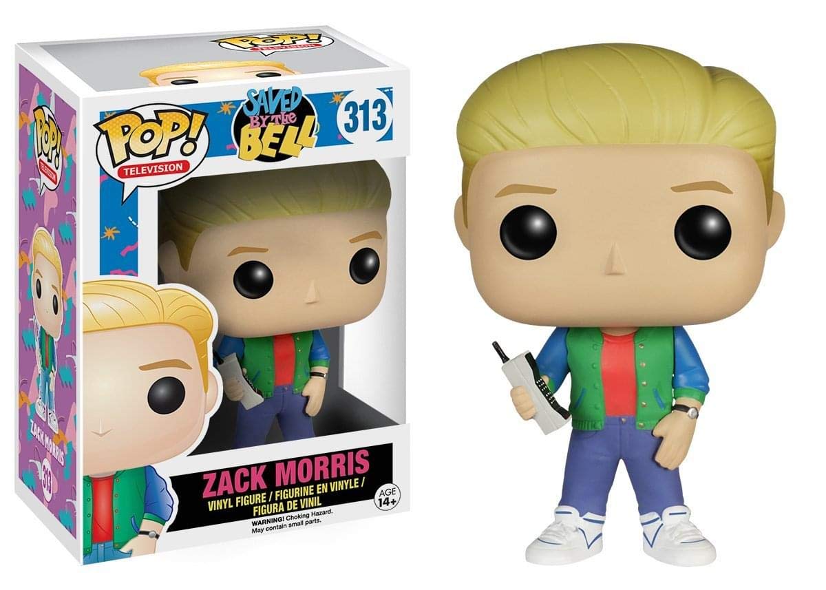 Funko Pop! TV: SBTB 30th – Zack Morris - Saved by The Bell - Figurine en Vinyle à Collectionner - Idée de Cadeau - Produits Officiels - Jouets pour