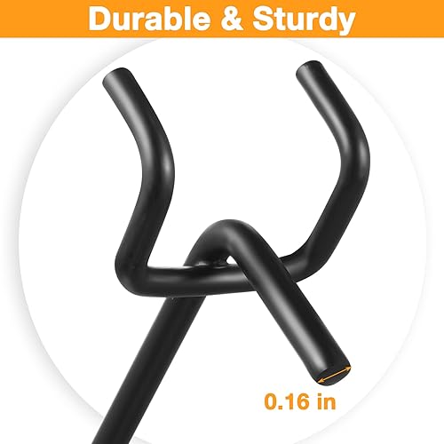 Miniatura 63 de Shimeyao 100 ganchos de acero inoxidable para colgar para tablero, ganchos de exhibición de pared a granel para accesorios organizadores de Negro