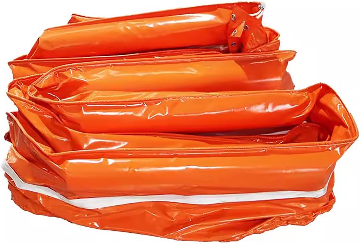 Solid Float -type PVC Oil Bar,Water Diversion Barrier Garbage Interception,Solid Float Emergency Enclosure Water Grass Interception Oil Fence for River Lake Pier Area(0.35x10m)