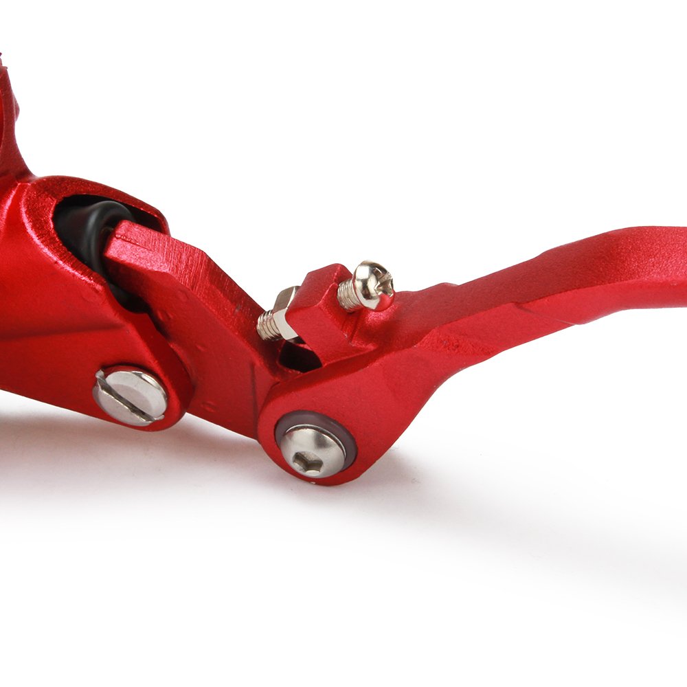 JFG RACING Motorrad Hydraulischer Kupplungsbremshebel 1200 mm Hauptzylinder Set für 125cc-250cc Vertikalmotor Motocross Dirt Bike