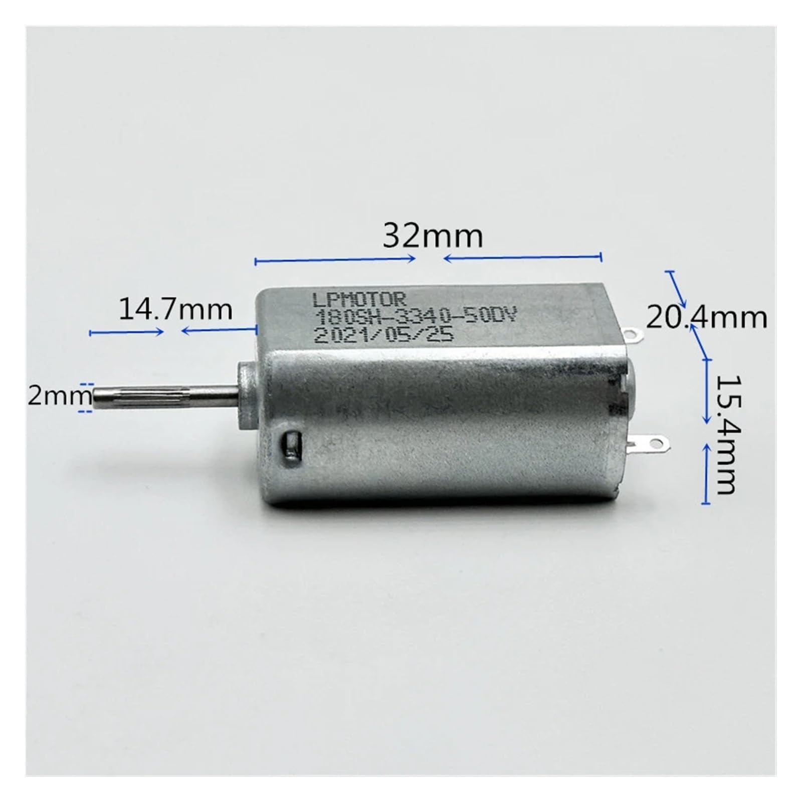 FF-180SH-3340 180 electronic starter DC 3V 3.7V 4.2V 5V 20800RPM High Speed Knurled Shaft DIY Toy Car Boat Shaver OROAOBOMT