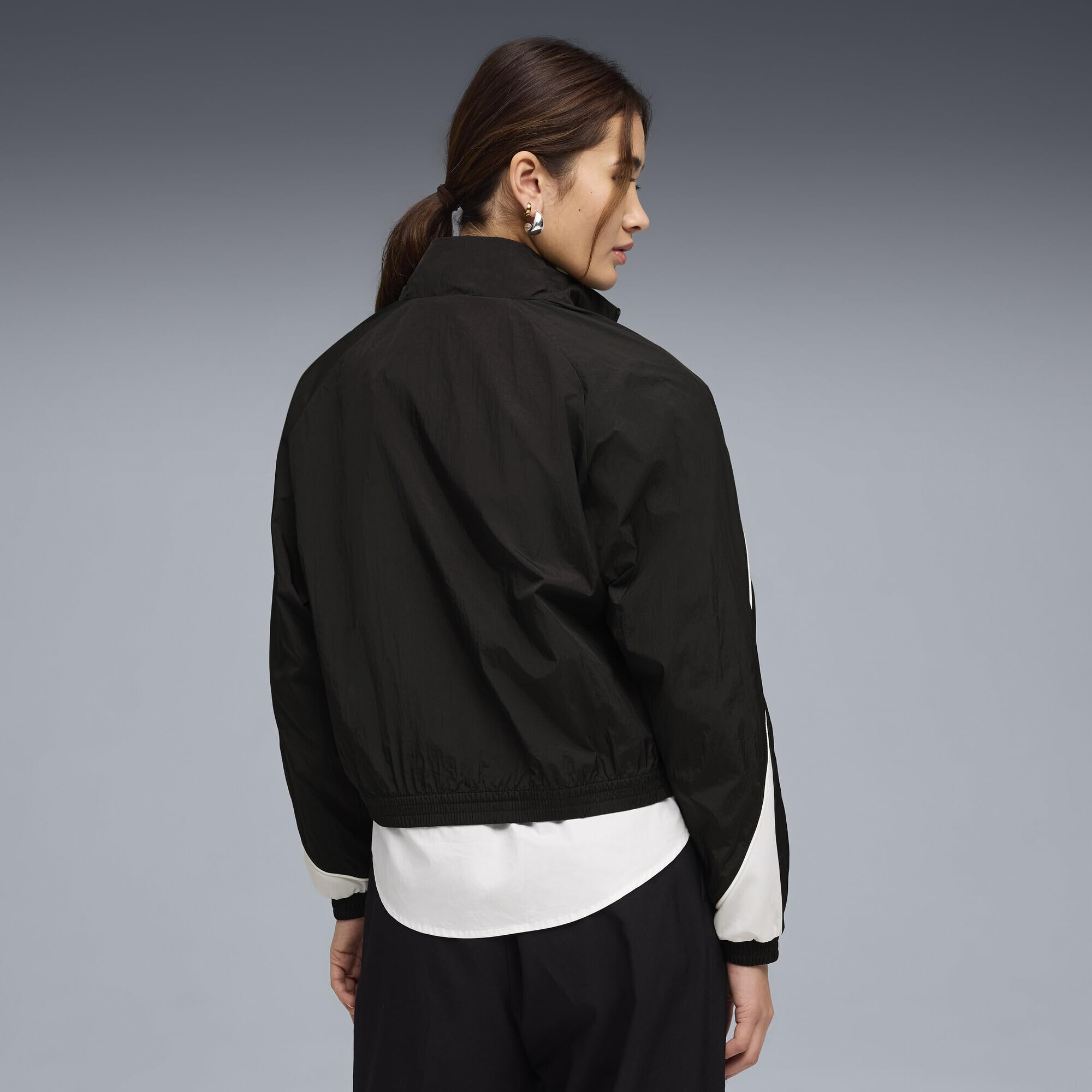 PUMA Sport Relaxed Woven Full-zip Jacket Chaquetas tejidas Mujer (Pack de 1)