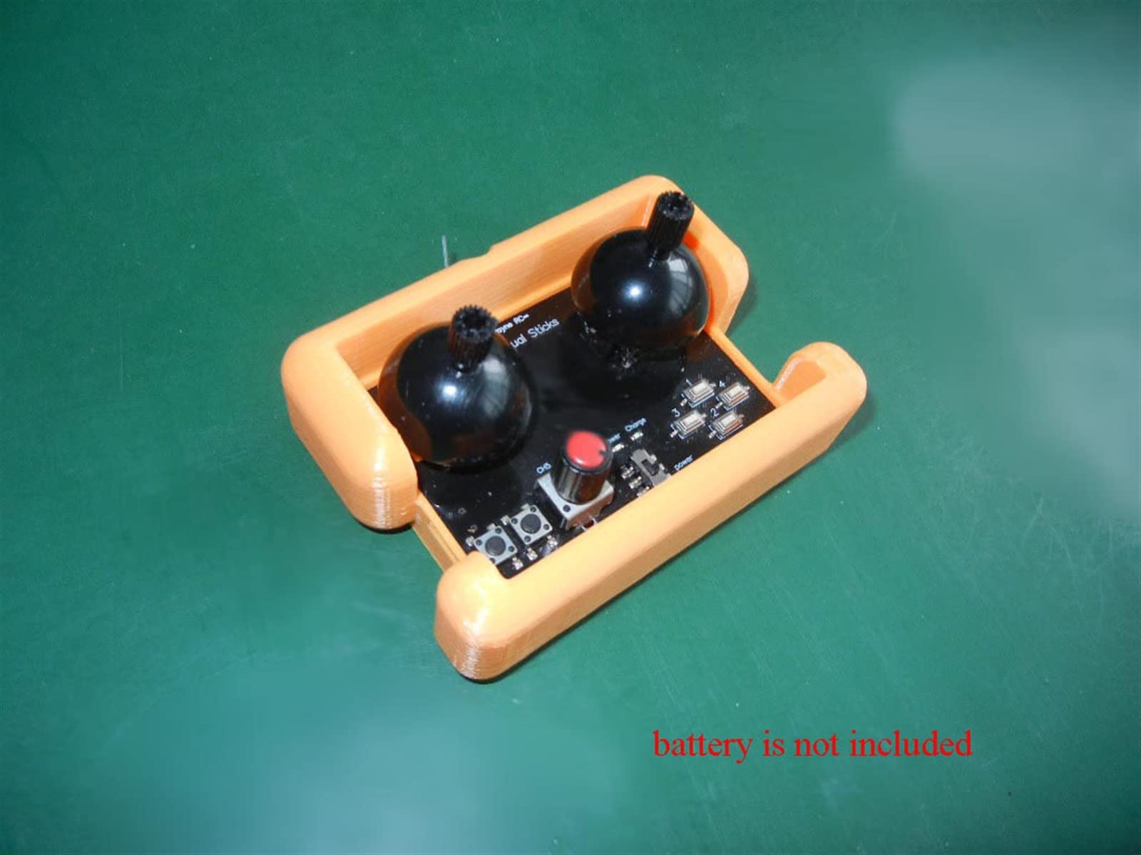 8 Channel 2.4G Pocket Dual Joystick Control E010 Protocol 3.6-6V Looper Receiver for RC Fixed Wing Airplane Car Boat Model(Dual Rocker Control)