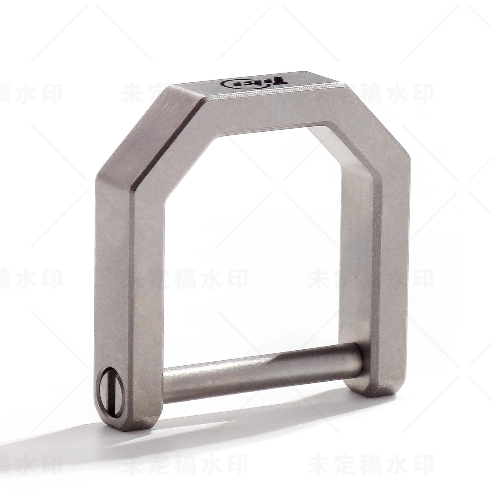 TIKIDESIGN Titan Schlüsselanhänger, D Ring Auto Schlüsselhalter Titan Keychain D Schraube Schäkel Auto Schlüsselanhänger für Zuhause Autoschlüssel