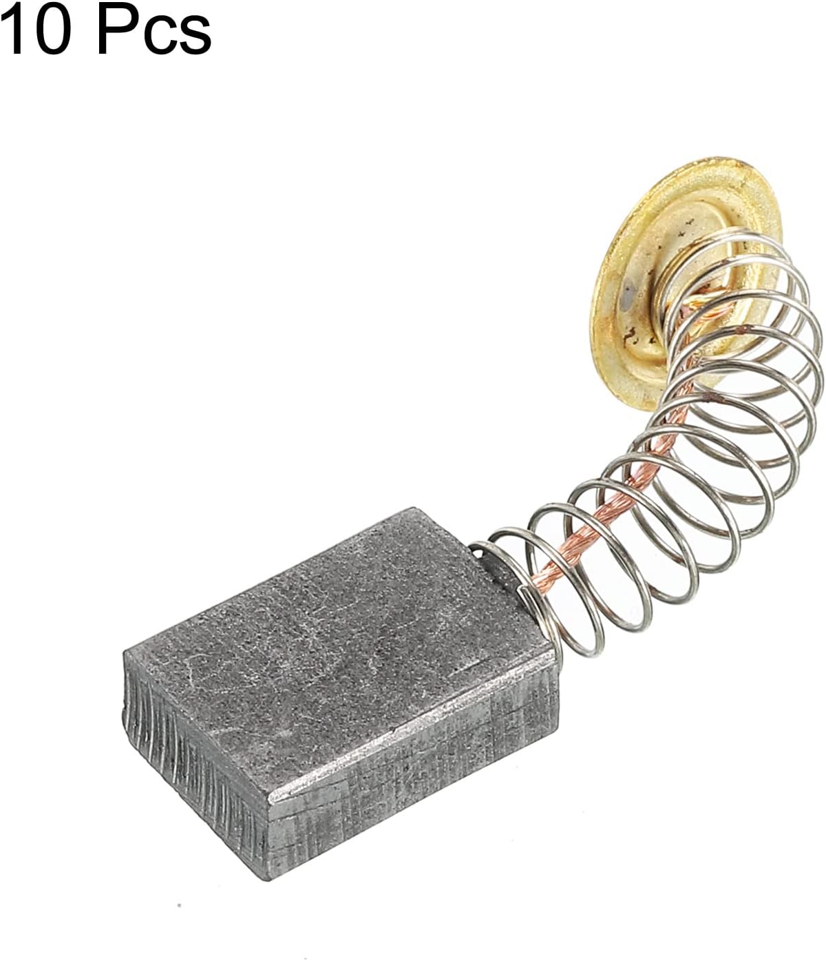 Carbon Brushes 0.63x0.5x4.09 Inch for Electric Motors Power Tool Angle Grinder Table Saw Spare Part Repair, 10 Pack