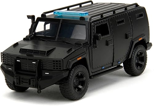 Agencia SUV Matt Black Fast X (2023) Serie de películas 132 Modelo de coche fundido a presión por Jada 34449