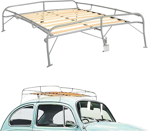 HECASA Cesta de carga para techo compatible con todos los Volkswagen VW Tipo 1 Bugs Roof Rack Basket