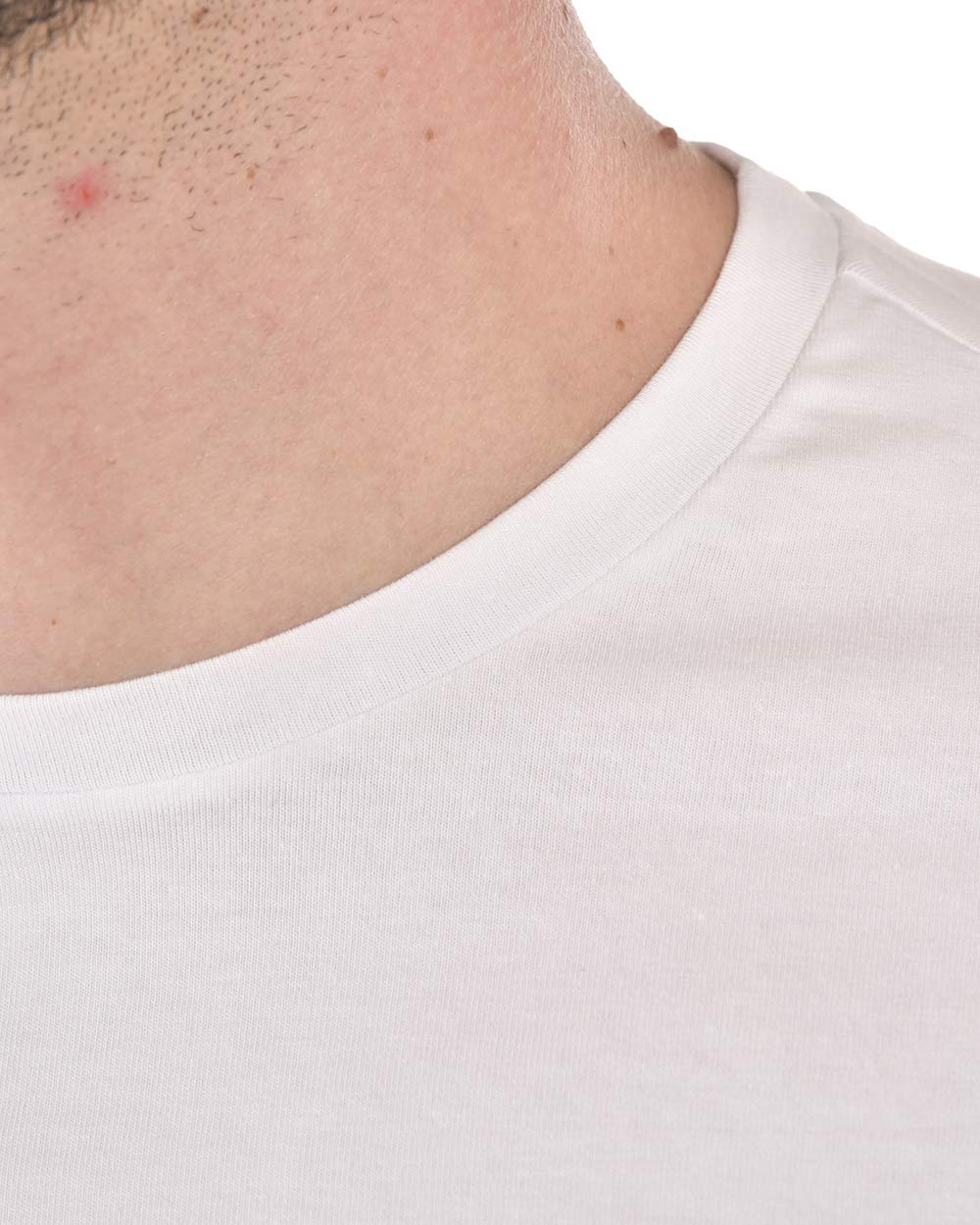 Emporio Armani T-Shirt Logo, Męskie T90, Biały, M