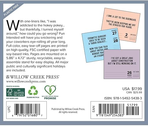 Miniatura 2 de Calendario de caja de palabras 2026 de 5.4 x 6.2 pulgadas