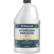 Chemwell 3% Hydrogen Peroxide - 1 Gallon - Multi-Purpose Cleaner for Home, Kitchen, Bath, and Laundry - Made in USA - for Household Use