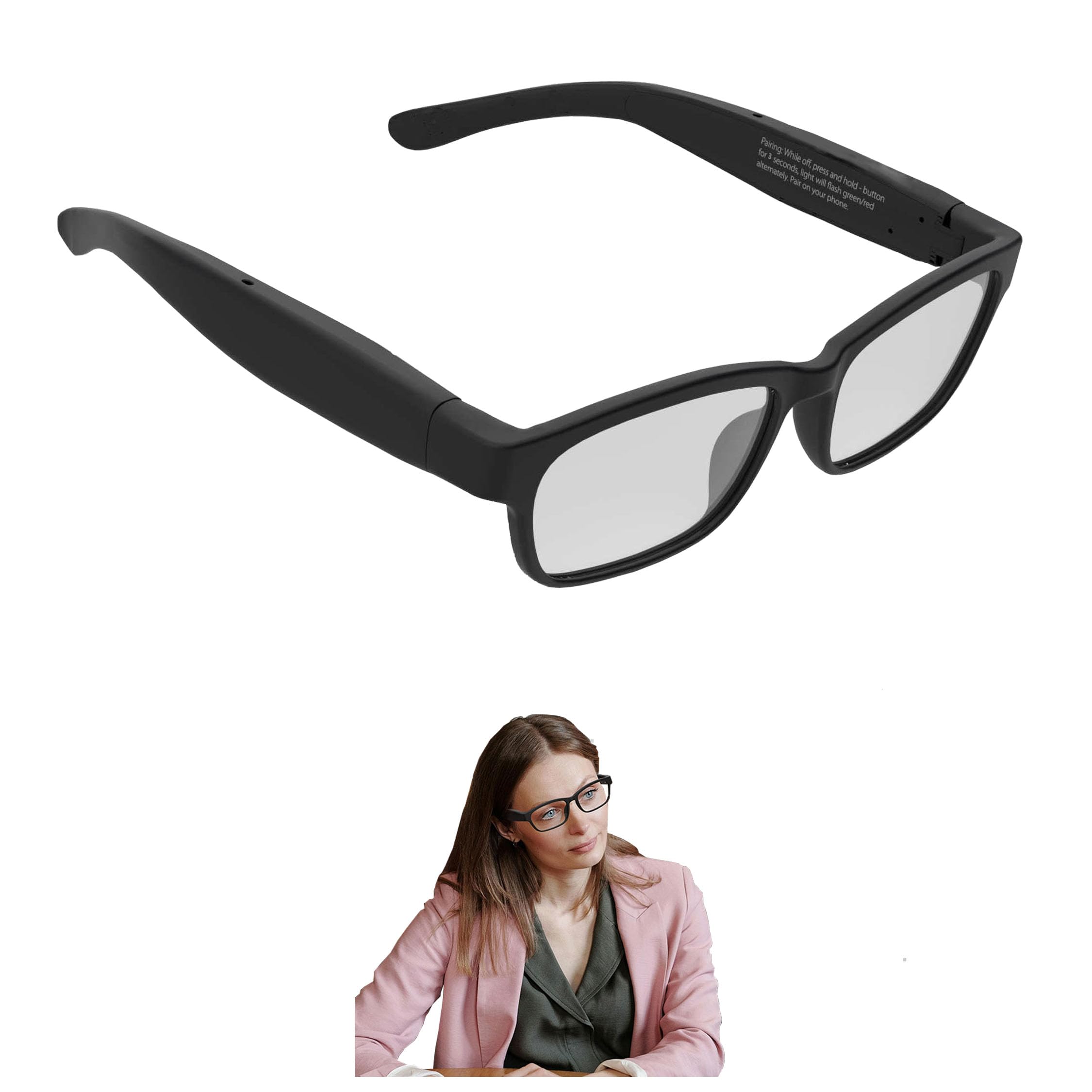 Hawk Scope Bluetooth glasses 29g for Daily wear listen to the music voice control answer the phone Athletic/Outdoor