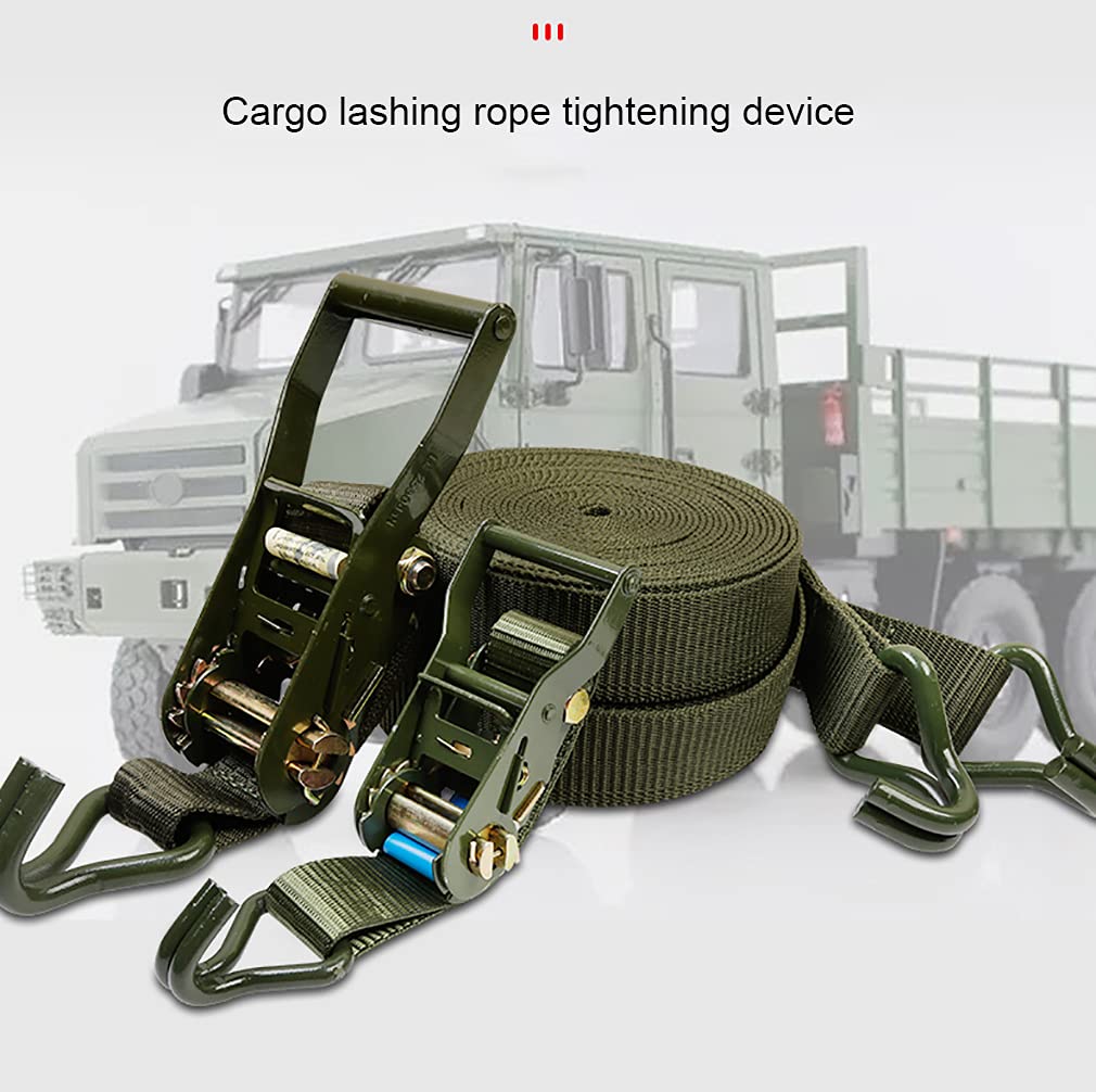 Cinghie a cricchetto resistenti, 5000 kg, 15 m, per spostamenti sicuri di moto e carichi, larghezza: 40 mm