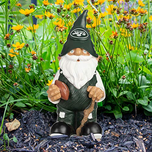 Image of NFL Resin 11.5 inch Team Logo Outdoor Garden Statue Gnome