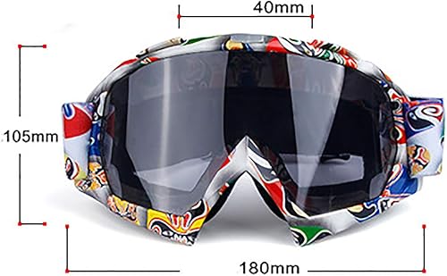 Miniatura 5 de Motocicleta Motocross MX Racing Goggle Dirtbike Ciclismo Gafas Esquí Ajustado Correa KG31