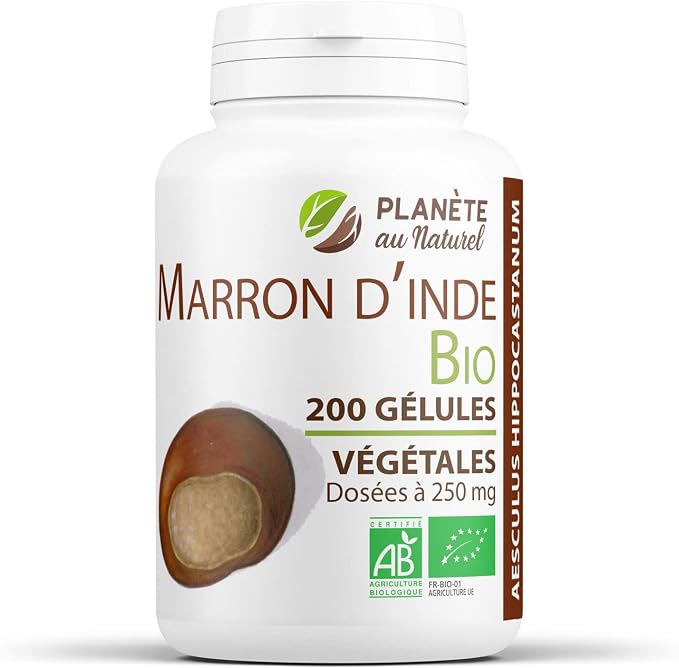 Marron D'Inde Bio - 200 Gélules Végétales De 225 Mg Jolivia - Neuf, Complément Alimentaire