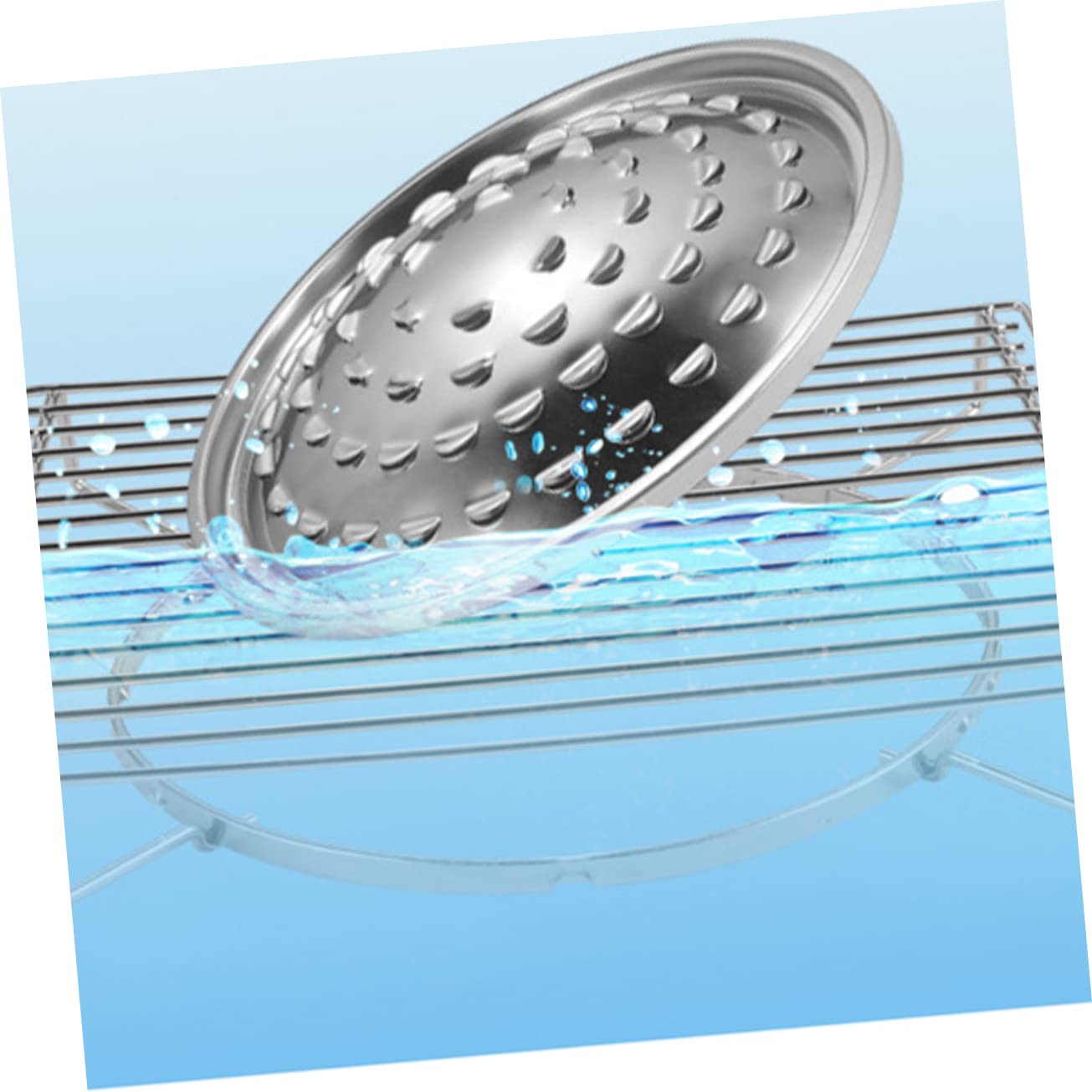 KARMNEEV Stainless Steel Grate Barbeque Portable Camping with Legs for Picnics Backpacking Outdoor with Carrying Bag and Kitchen Tongs