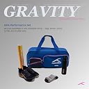 Hundred Gravity Duffle Kit Bag | Spacious Raquet Sports Kit Racket Bag with Large Compartment for Badminton and Tennis Rackets, Shoes & Gear | Ideal for Sports, Gym & Travel (Blue) gallery image