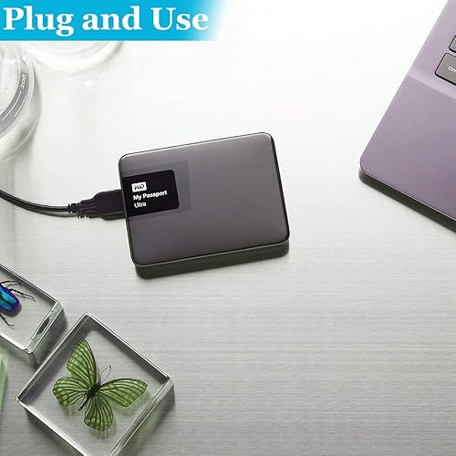 Miniatura 7 de Cable micro USB 3.0 de 6 pies USB 3.0 A a Micro B compatible con cámara, disco duro externo Seagate, WD Western Digital My Passport y Elements