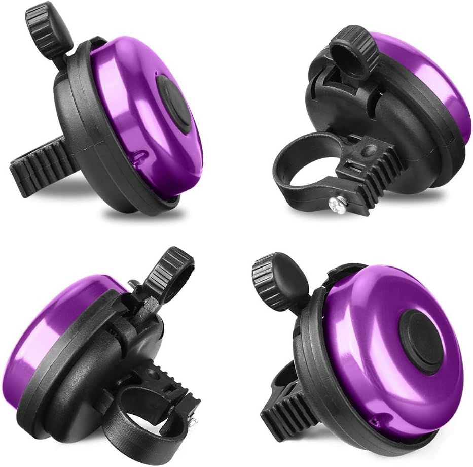 Classic Bike Bell, Aluminum Bicycle Bell, Loud Black-Right Hand Use-1 pack - Picture 194 of 253