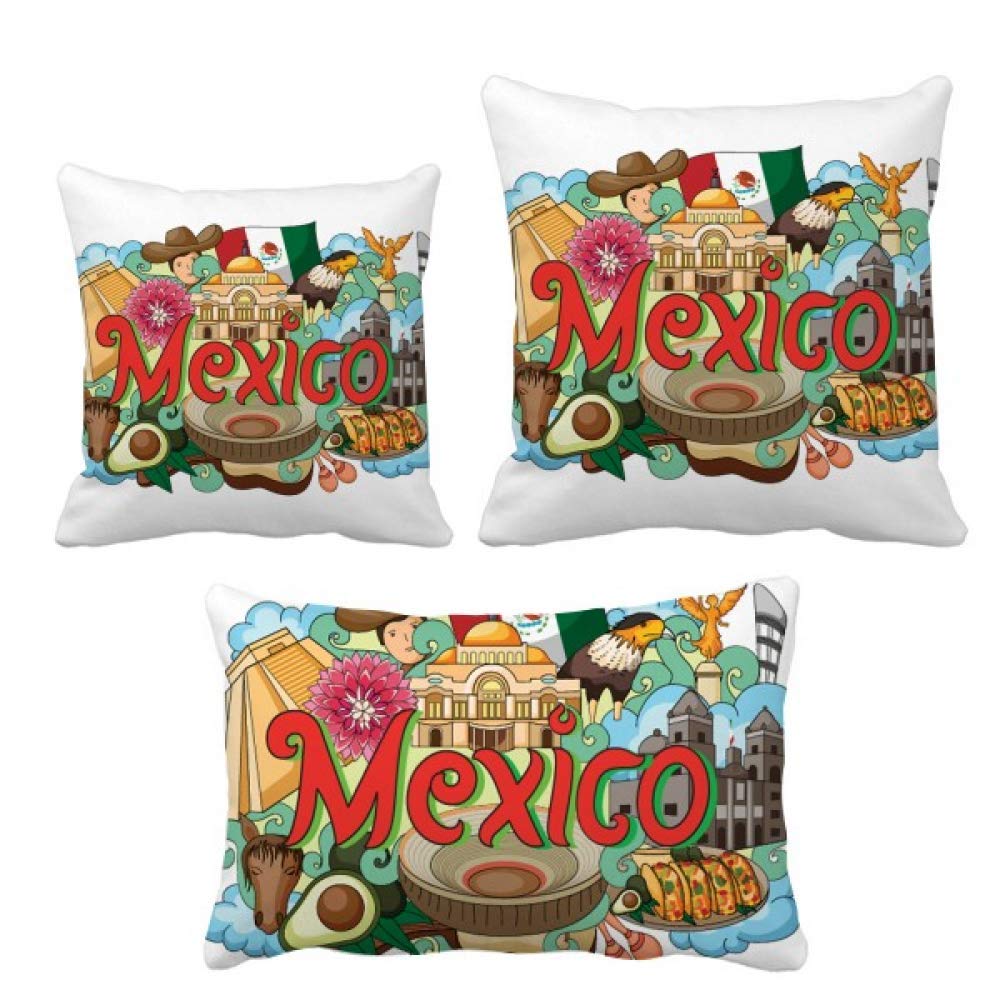 Housse de coussin Mexique Graffiti DIYthinker deco anti salon terne