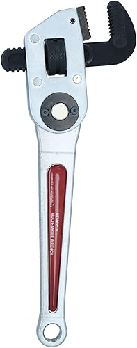 Miniatura 2 de AB Tools Llave inglesa ajustable de ángulo múltiple Stilsons 0.0 - 173.9 ft m para tubos 10 posiciones