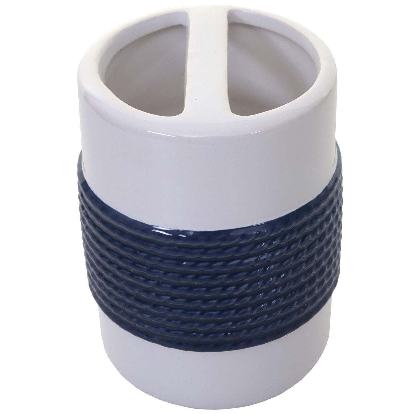 Set de accesorios de baño HWC-C73 cerámica blanco azul
