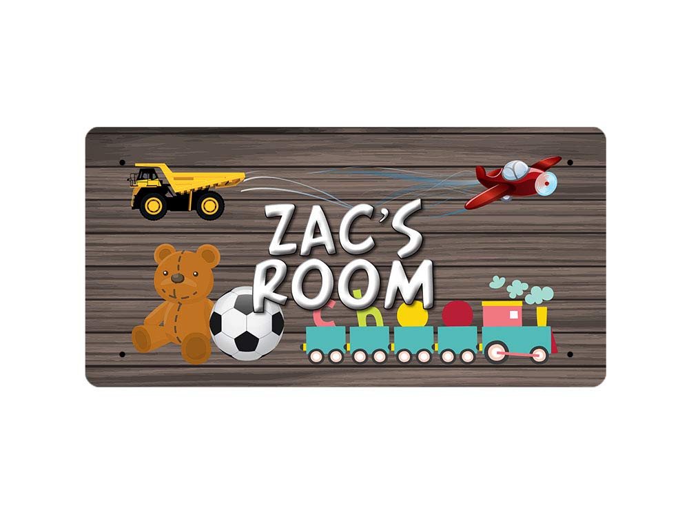 McMug - Zac's Room - Metal Sign, Decorative Sign, 200mm x 100mm
