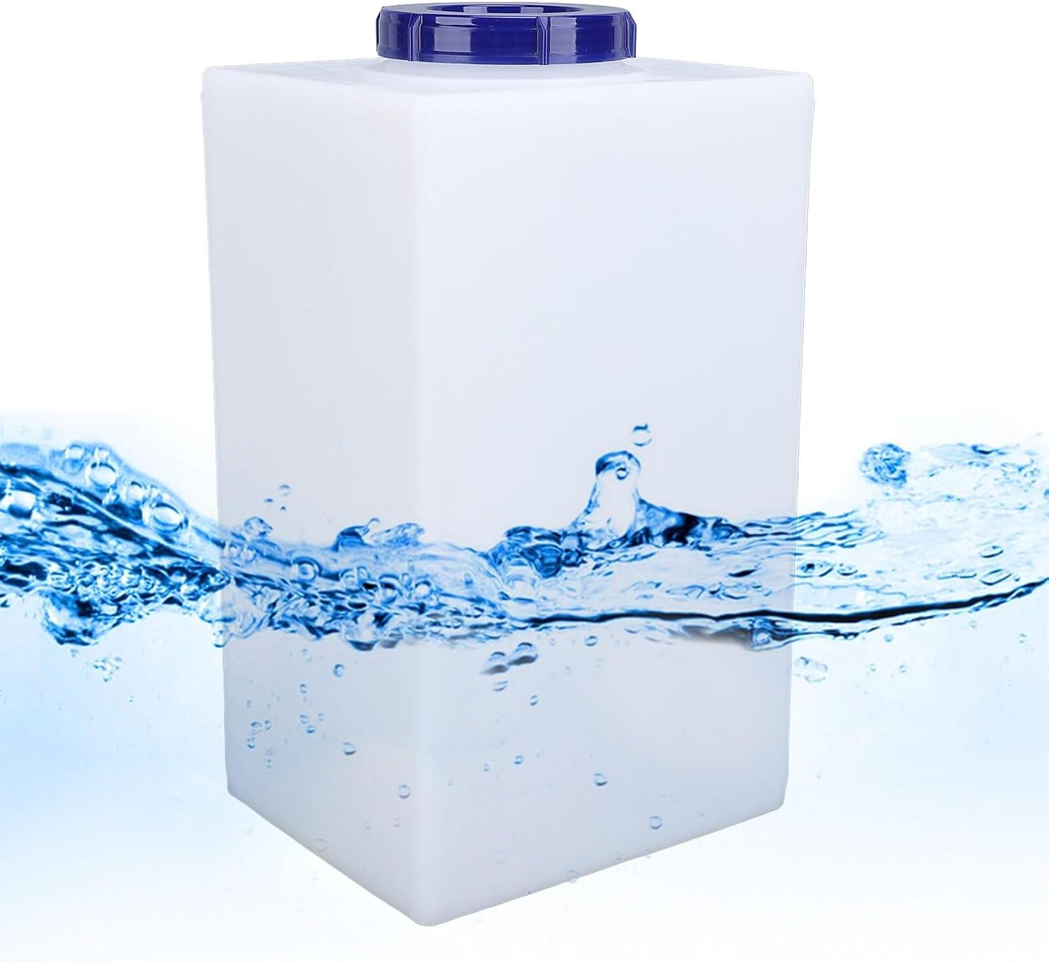 LICOME 5 Gallon RV Fresh Water Tank with 100mm Large Inlet,Leak Proof Design Seamless Construction Double Layer Guard for Trailer Boat Yacht