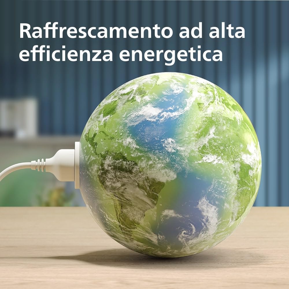 Philips Ventilatore a Piantana Serie 1000 - Potente e Silenzioso, 38 dB, Altezza Regolabile, Inclinabile e Rotante, Timer, Bianco (CX1220/00)
