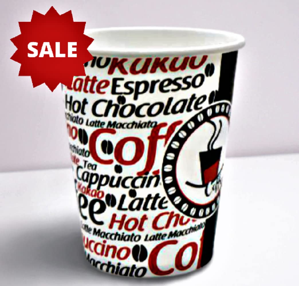 Excodi Cup - [ AYGÜN CUP ] 8 oz Karton Bardak - 250 ml - 160 Adet Kaliteli Otomat Bardağı, Sızdırmaz (kırmızı)