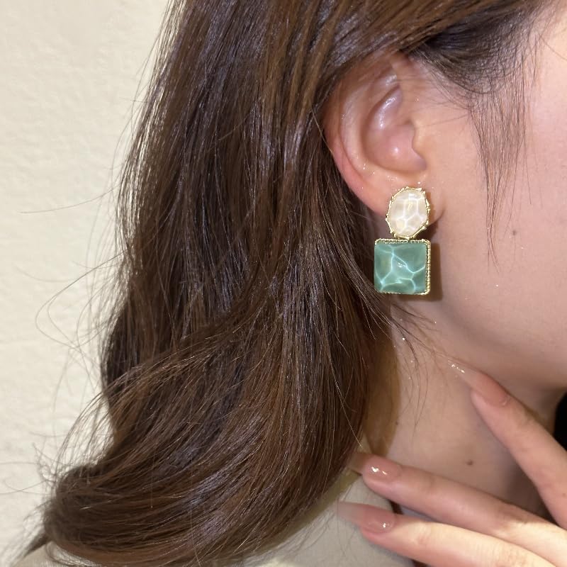 Women's Clip On Earring Water Ripple Ear Clips Non Pierced4