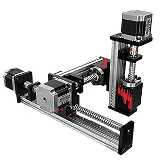 Linear Rail, Linear Sliding Gide 3 Axis Table Stage Vertical Positioning System Ball Screw Linear Guide with Stepper Motor