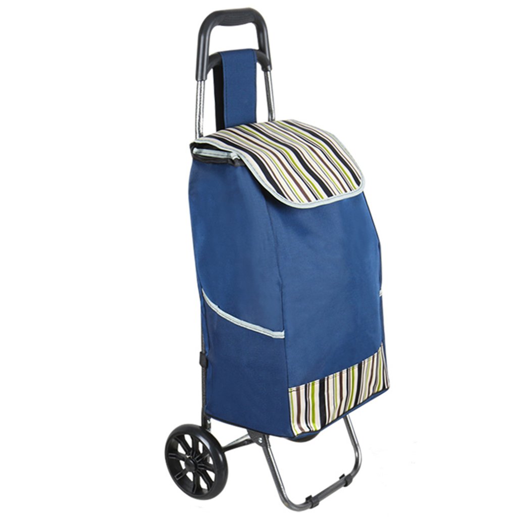 Carrello Spesa Pieghevole Leggero | 20kg Carico, 25lt Capacità, Ruote Grandi - Foto 4