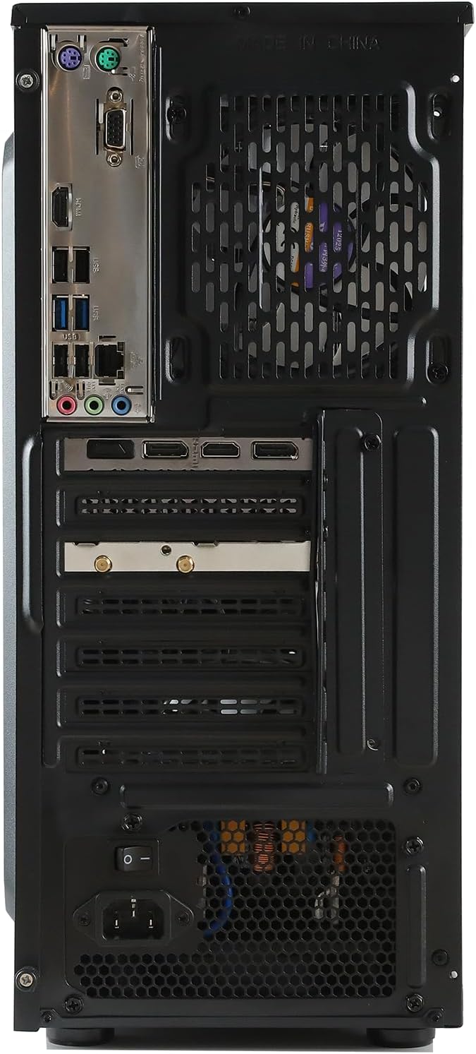 MXZ Gaming Desktop PC Computer I5 9400F,RTX3050, B365,8G DDR4, NVME 500G SSD, 5 RBG Fans, Windows 11 Pro Ready to use, 9400F| RTX3050