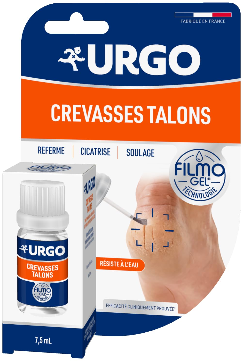 Urgo - Filmogel Split Heel - Protective Film - Pain Relief - 7.5 ml
