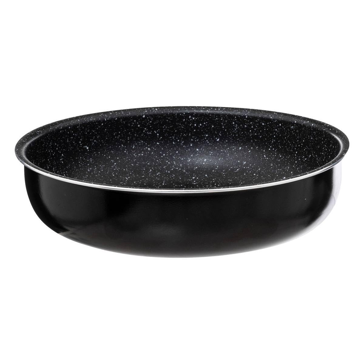 Sauteuse 24 cm aluminium pressé amovible pour cuisson sans matière grasse