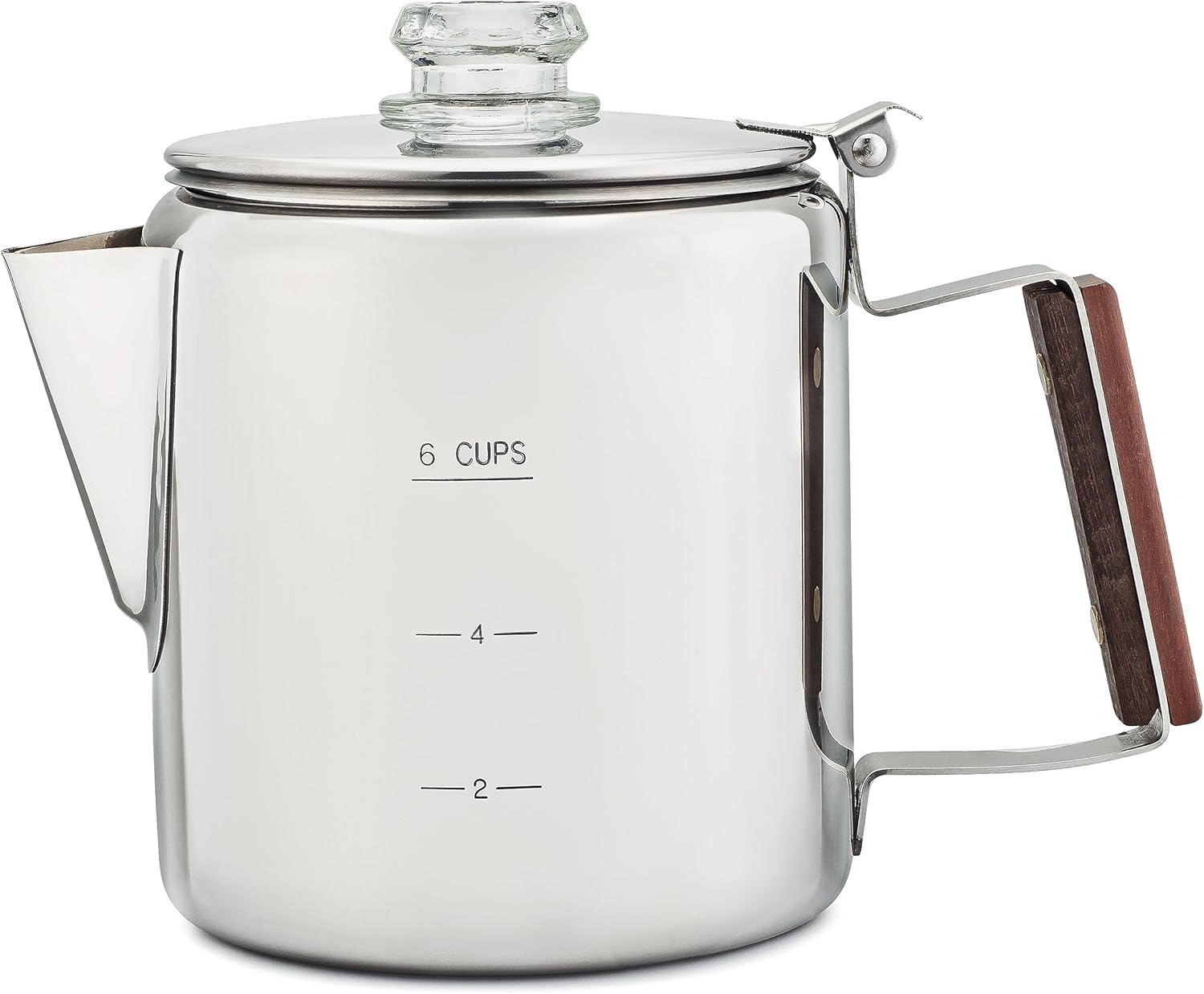 Coletti Caffettiera da Campeggio Bozeman – Caffettiera – Caffettiera con caffettiera per falò o fornello per preparare Il caffè (6 Cup)