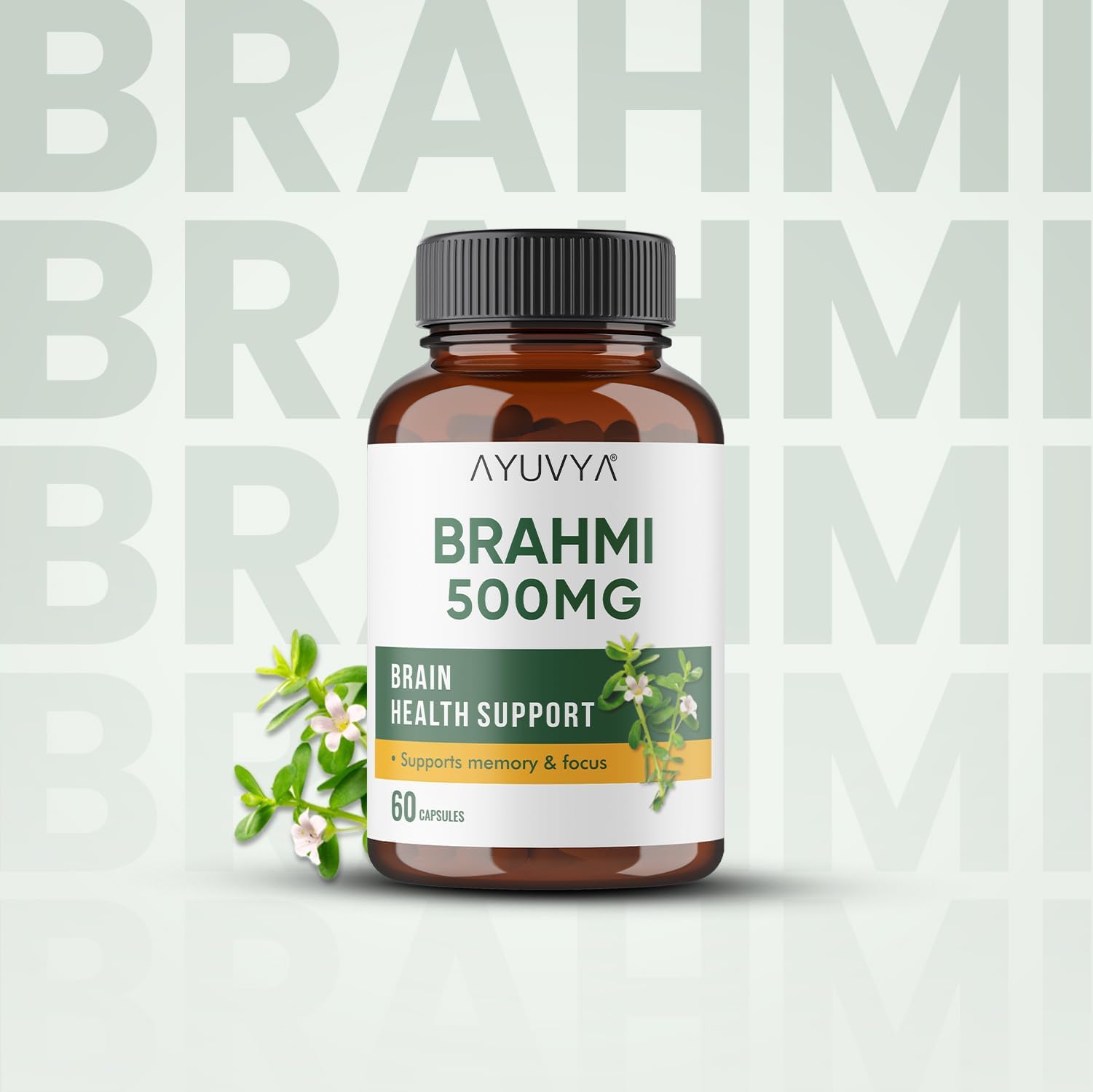 Ayuvya i-Gain+ & Brahmi Capsules Combo | Helps in Muscle Mass, Digestion & Weight Gain | Brahmi for Cognitive Functions and Reducing Stress & Anxiety | As Seen on Shark Tank - Image 2 thumbnail