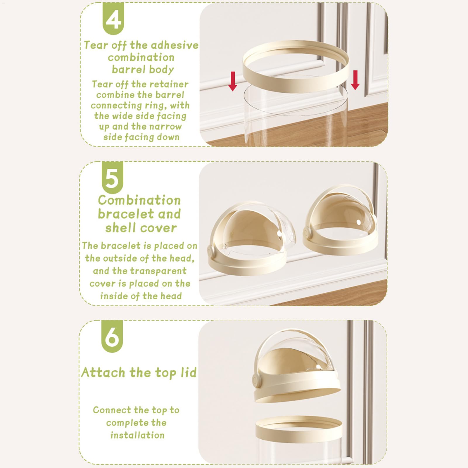Generisch Rollo de almacenamiento de peluche, 162 cm, tubo de almacenamiento vertical para juguetes, organizador de muñecas transparente, 4 niveles con diseño que ahorra espacio para habitación