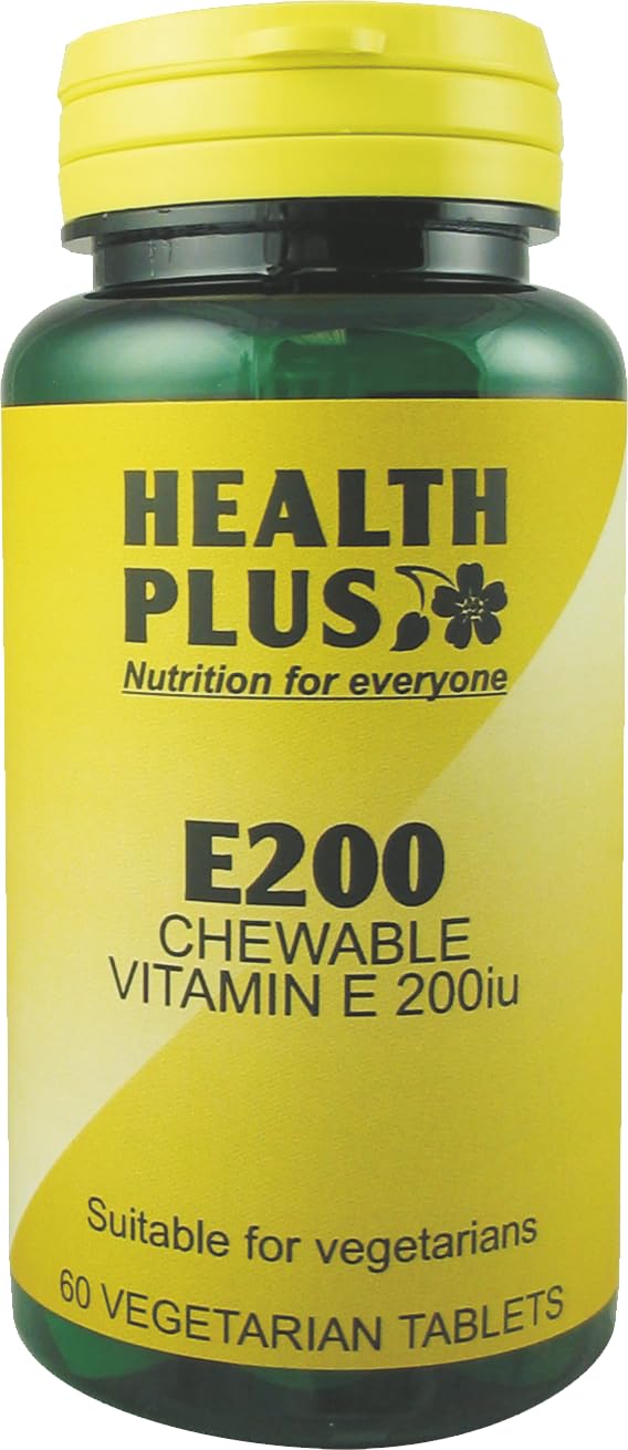 Health PlusE200 Chewable Vitamin E Supplement - 60 Tablets