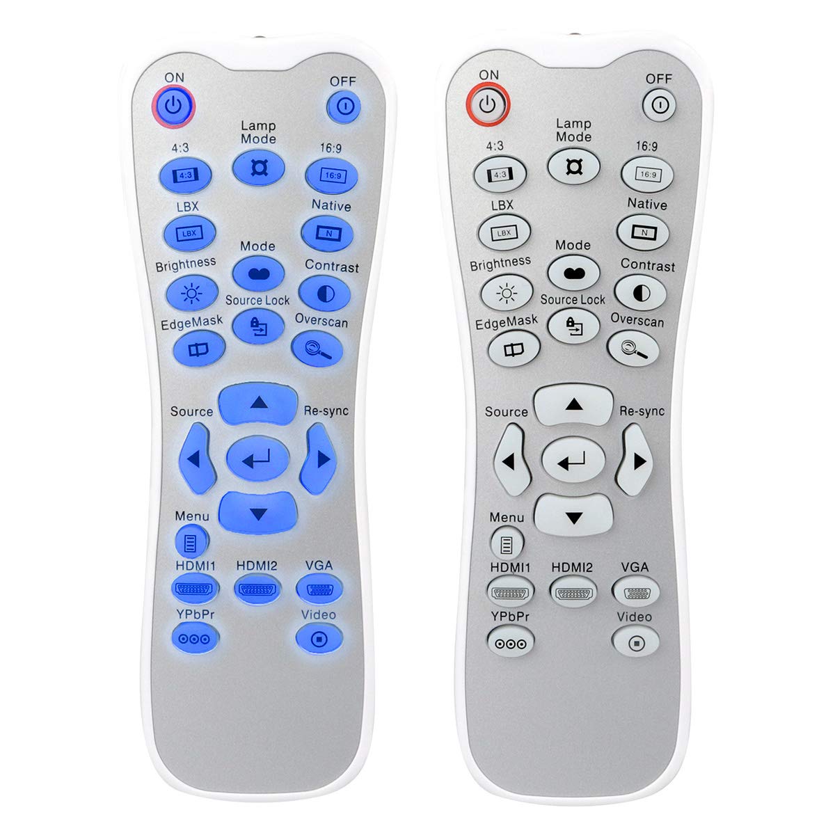 BR-3042B - Mando a distancia L-27-5KEY para Optoma HD180 HD20 HD200X HD200X-LV HD20-LV HD21 HT1081 HD22 HD2200 HD23 VDHDNG VDHDNZ