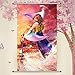 KINGS ZW A Wide Variety of Final Fantasy X FF10 Game Characters Wall Scroll Hanging Decor (Yuna 1)