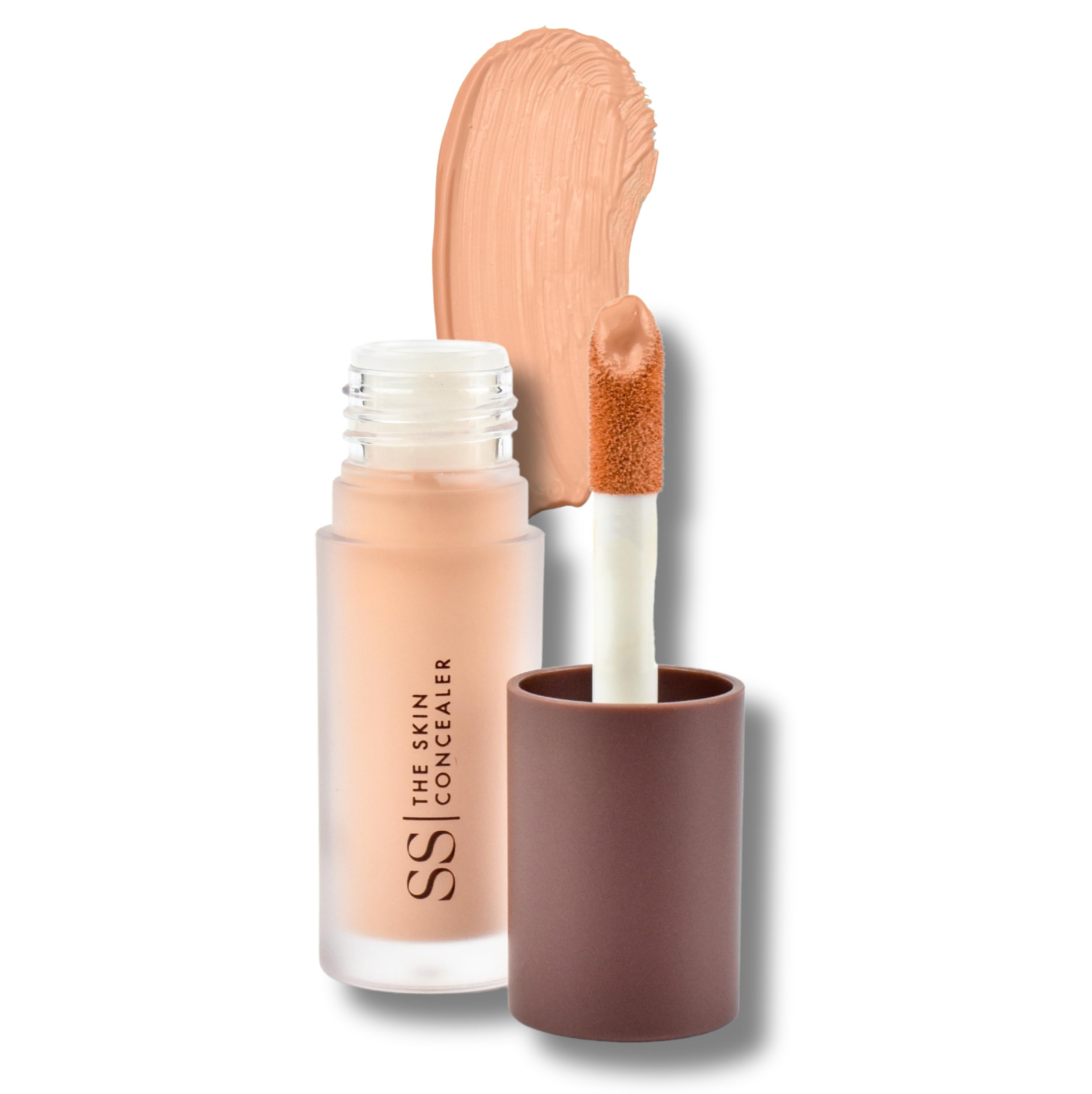 SS| Double S Beauty - The Skin Concealer | Maquillaje Mujer | Corrector Ojeras | Antiojeras Mujer Corrector | Corrector Maquillaje | Belleza Mujer | Corrector de Ojeras (Eva's Peach Skin - Medio)