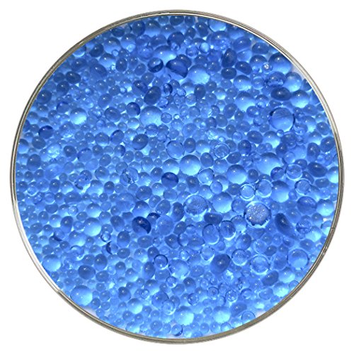 Turquoise Blue Transparent Frit Balls - 90COE - 1oz - Made from Bullseye Glass
