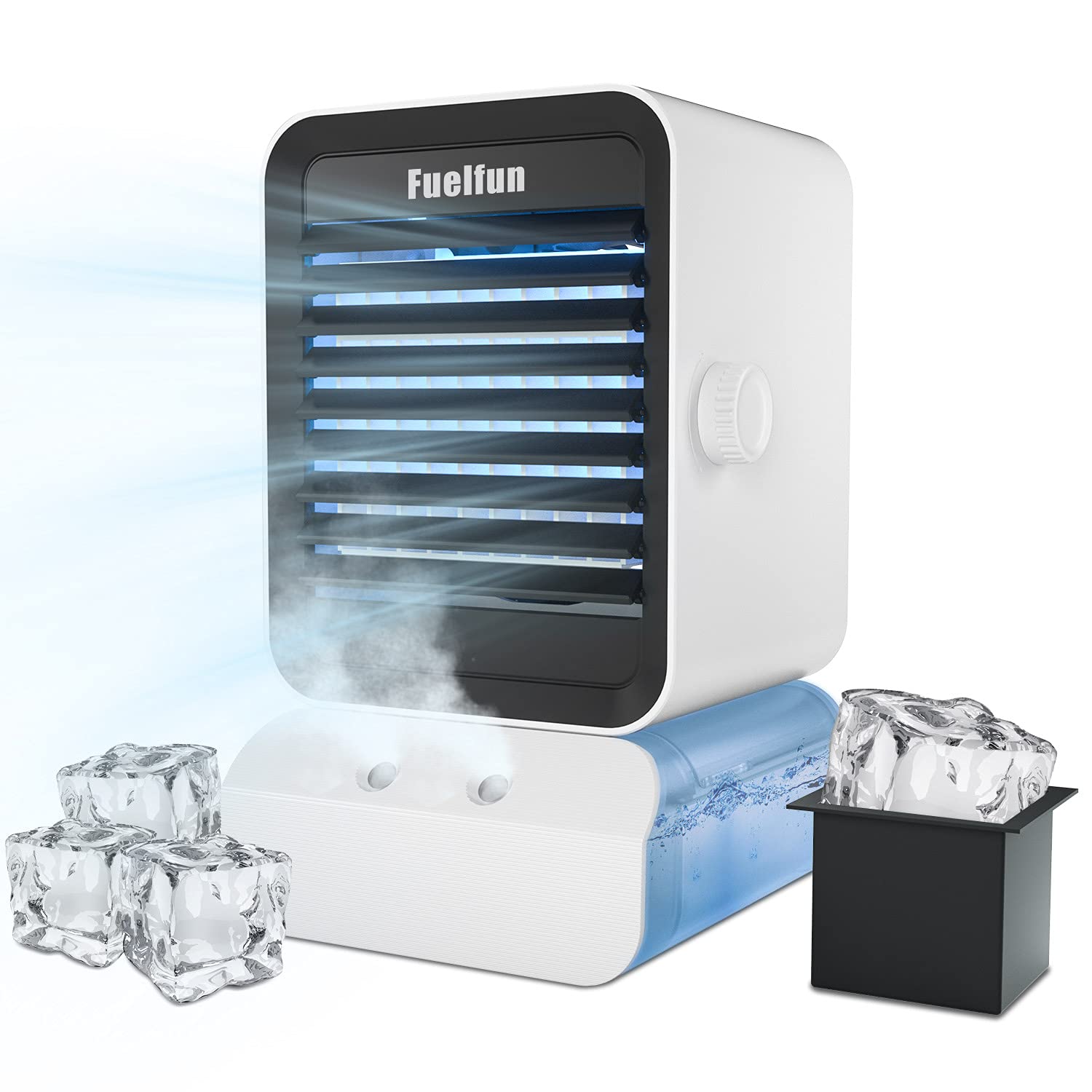 Buy Portable AC Fan, Evaporative Air Cooler and Humidifier with 600ml