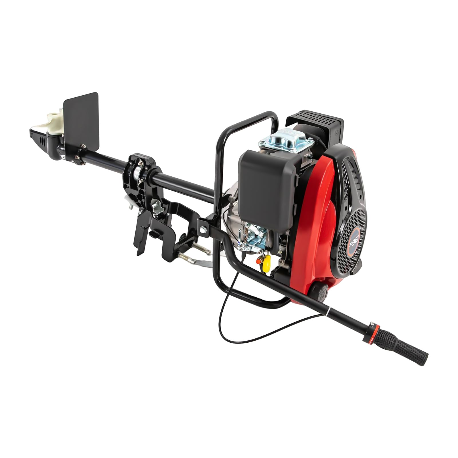 Motor fuera de borda de 4 tiempos, motor de gasolina, motor para botes con sistema de refrigeración por aire, botes inflables, motor fuera de borda para botes de acero y plástico, 8 CV, 4500 RPM