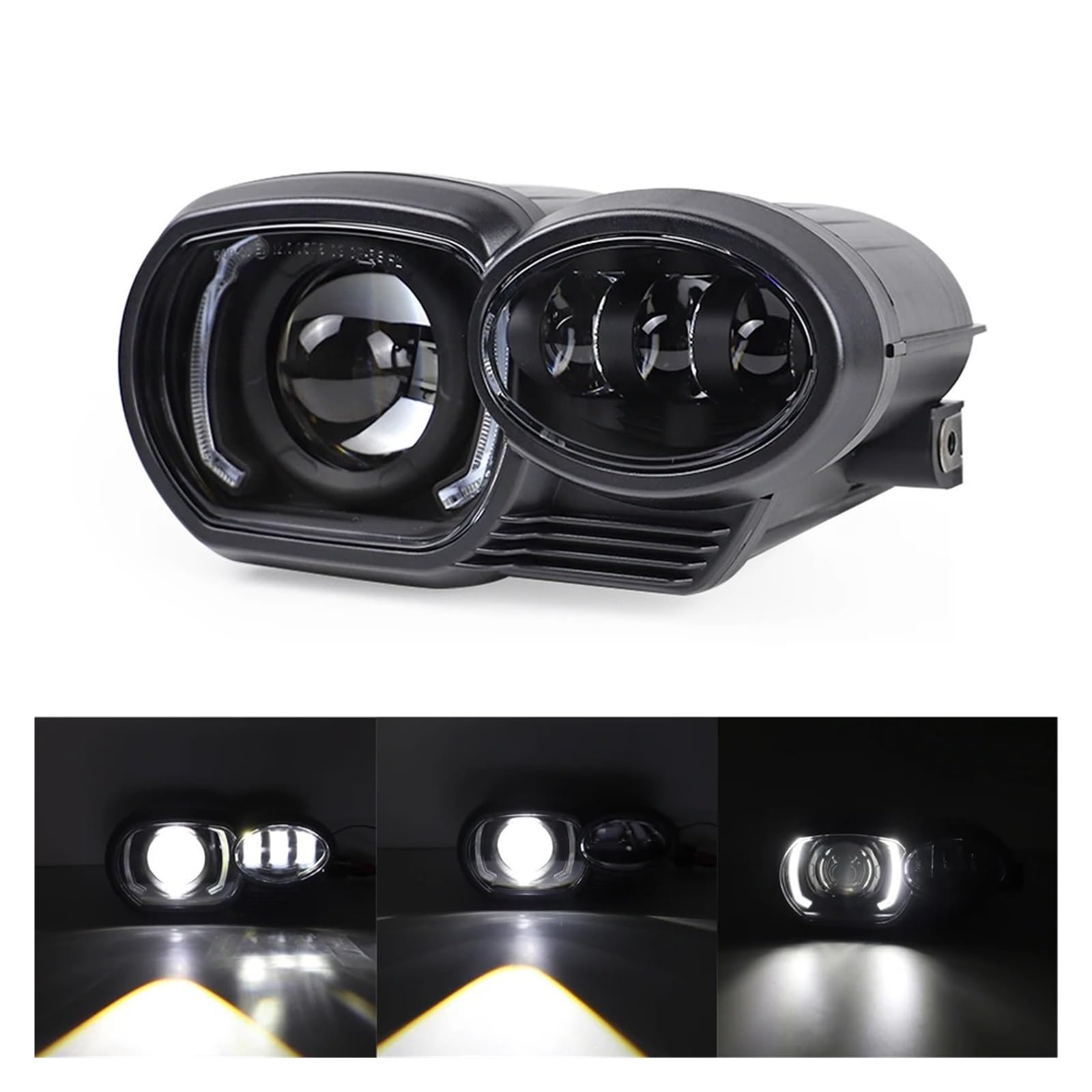 AVFORA Moto Faro Faro LED Para Motocicleta Para K1200R 2005-2009 K1300R 2010-2013 Luz Alta Y Baja DRL Faro Motocicleta