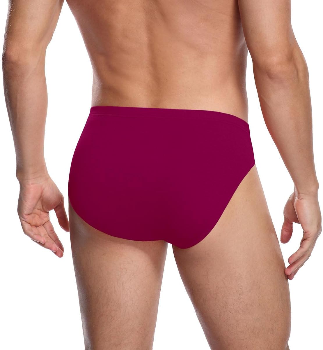 wirarpa Men's Underwear Modal Microfiber Briefs No Fly Covered Waistband Silky Touch Underpants 4 Pack - Image 2